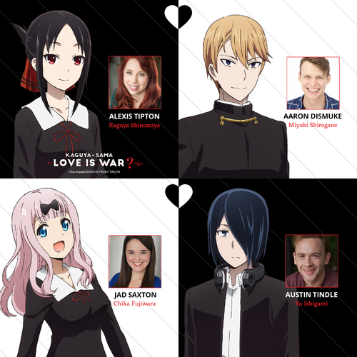 English Dub Cast Announced News Kaguya Sama Love Is War Official Usa Website